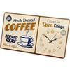 Balvi - Orologio parete Coffe metallo 1xAA Vintage cod.25834
