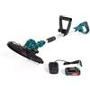 NAC NEW AMERICAN CONCEPT NAC - Tagliaerba da 20 V, con batteria agli ioni di litio da 2,0 Ah e caricatore da 2,4 A, larghezza di taglio elettrica 28 cm, tagliabordi, asta telescopica, filo di taglio TB-B20-LI-20 V