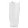 LECHUZA CUBICO Alto Premium 40 bianco lucido 18230