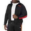 PUMA Giacca a Contrasto 2.0, Nero/Rosso ad Alto Rischio, L Uomo