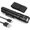 MXLEGNT Torcia Tattica Portatile - Torcia Tattica Super Luminosa 2000 Lumen SST40 LED 5 Modalità di Luce IPX7 Impermeabile Torce Potenti con Batteria Ricaricabile 4800mAh 21700 per Campeggio Viaggio Emergenza
