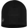Buff Merino Midweight beanie, Solid black
