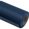 RUSPEPA Rotolo Di Carta Kraft - 44,5 cm X 10 m - Carta Riciclabile Perfetta Per Confezioni, Artigianato, Imballaggio, Rivestimento Per Pavimenti, Paglioli, Pacchi, Runner Da Tavola, Blu Navy