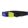 Zee.Dog Collare Regolabile per Cani Nox con Dettagli Riflettenti, m-37-53x2cm