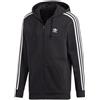 ADIDAS ORIGINALS FELPA FULL ZIP CON CAPPUCCIO 3 STRIPES