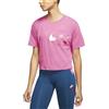 NIKE T-SHIRT CROP ICON CLASH WOW DONNA