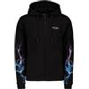 PHOBIA FELPA FULL ZIP CON CAPPUCCIO FULMINI
