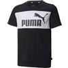 PUMA T-SHIRT COLORBLOCK BAMBINO