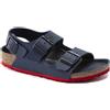 BIRKENSTOCK MILANO BLUE RED BAMBINO 36-39