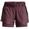 UNDER ARMOUR SHORT PLAY UP 3' 2-IN-1 DONNA