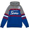 MITCHELL & NESS FELPA CON CAPPUCCIO HEAD COACH 76ERS