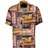 HUF CAMICIA MANICA CORTA CORNER STORE RESORT