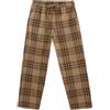 VANS PANTALONE RANGE PLAID BAGGY TAPERED & WAIST
