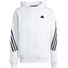 ADIDAS FELPA CON CAPPUCCIO 3 STRIPES