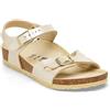 BIRKENSTOCK RIO PEARL WHITE BAMBINA 36-39