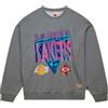 MITCHELL & NESS FELPA GIROCOLLO NBA 90S REFLECT LAKERS