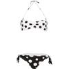 EFFEK BIKINI FASCIA E SLIP REGOLABILE POIS BAMBINA
