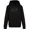EA7 EMPORIO ARMANI FELPA CON CAPPUCCIO VISIBILITY BAMBINO