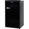 Kooper Mini Frigo Frigobar Minibar Capacità 100 Litri Classe energetica F Raffreddamento Statico Vintage colore Nero - 5901161