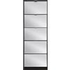 MIlani Home JEFF - scarpiera moderna 5 ante con specchio