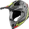 Givi CASCO CROSS 70.1 LOGIC FIBRA GRIGIO GIALLO NERO | GIVI