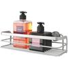 Metaltex serie VIva! - Mensola rettangolare 1 ripiano per bagno - (404804)