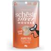 Schesir Silver Mousse 12 x 80 g Umido per gatto - Salmone e pollo