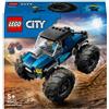 LEGO City 60402 Monster Truck Blu, Veicolo Giocattolo Fuoristrada, Gio