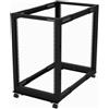 StarTech.com Armadio Server Rack con 4 staffe a Telaio Aperto 18U con profondità