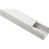 Elettrocanali Spa Canale Portacavi con Coperchio Bianco Dim.40x40mm Lungh.2 metri -prezzo al metro- Elettrocanali ECCP4040B