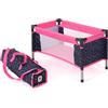 Bayer Chic 2000-Lettino da Viaggio per Bambole, Colore Coriandoli Rosa, Large, 652-84