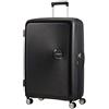 American Tourister Soundbox - Spinner L Vio espanso, 77 cm, 97/110 L, Nero (Bass Black)