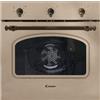 Candy FCC603NAV Forno Elettrico da Incasso Ventilato Multifunzione con Grill 65 Litri 60 cm Classe A+ colore Avena Serie Classic