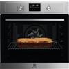 Electrolux Forno Elettrico da Incasso Multifunzione con Grill e Funzione Pizza 72 Litri 60 cm Classe A+ colore Inox Serie 600 - EOF4P46X