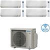 Daikin Climatizzatore GARANZIA ITALIA Daikin Perfera All Seasons Wifi Quadri Split Inverter 9000 + 9000 + 12000 + 18000 BTU con U.E. 4MXM80A9 Classe A+++/A++ NOVITA' 2024
