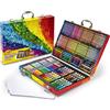 BINNEY&SMITH - CRAYOLA Crayola Valigetta Colori Arcobaleno Kit Creativo con 140 Pezzi Assortiti