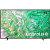 Samsung Televisore TV Smart TV Samsung 43" Led Ultra HD 4K DVB-T2 WiFi Nero UE43DU8072