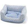 Leopet Cuccia rodi zig zag celeste cm 40x50