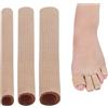 Thatyro Protezioni per dita dei piedi, in tessuto elastico tagliabile, con fodera in gel, cuscino per dita dei piedi, tubi, maniche in morbido gel, protezione per dita dei piedi, dita, vesciche, calli (3)