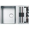 Franke Box Center BWX 220-41-27 Lavello 2 vasche inox satinato 79x51