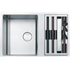 Franke Box Center BWX 120-41-27 Lavello 2 vasche inox satinato 82x52