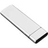 Generico Unita' allo stato solidoDisco Rigido Esterno SSD da 1TB, Regalo Adattatore OTG/Type-C, per PC Laptop (grigio)