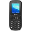 SPC Talk - Telefono Cellulare Facile da Usare, Schermo da 1,8", Grande Batteria da 800 mAh, Radio FM, Dual SIM, Torcia e Fotocamera Posteriore - Colore Nero, Lingue: EN, ES e PT