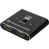 MAXTRACK Distributore bidirezionale HDMI 8K CS39L, splitter HDMI & HDMI Switch, 2 in 1out o 1 in 2out, 8 K @60 Hz, 4 K @120 Hz, compatibile con PS5, Xbox, streaming, proiettore, TV