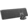 Logitech Kit con mouse e tastiera wireless Signature Slim MK950 di Logitech - Grafite, Layout Internazionale QWERTY