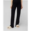 Allude Pantaloni Neri In Lana Da Donna Allude