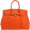 Hermès Pre-Owned - Borsa a mano Birkin 35 2012 - Donna - pelle - Taglia unica - Arancione