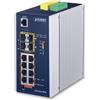 Planet IP30 Industrial L2+/L4 8-Port