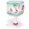 Dalber Lampada da tavolo o comodino per bambini Mermaids Sirene