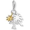 Thomas Sabo Porta Charm da Donna Argento 925, Ciondolo a forma di palma